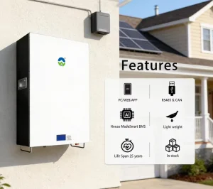 Home Energy Storage LiFePO4 Battery Pack 5kWh 10kWh 16kWh 20kWh 48V Solar Energy System