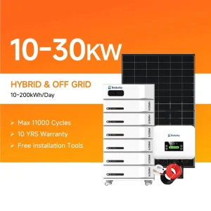 Home Energy Storage Solar Panel Power System 8kw 10kw 15kw 20kw Solar Energy Residential Hybrid Off Grid Solar Energy System