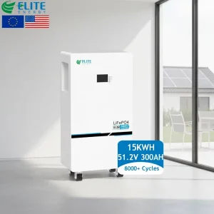 Home Energy Storage Stackable Split LiFePO4 Lithium Battery Pack 300Ah 48V/51.2V 15kWh for Solar System