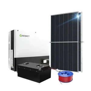 Home Hybrid Grid IP65 Stackable LiFePO4 48V Solar Panel System 6-20KW CAN Communication Single Phase Kit All In One