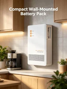 Home LiFePO4 Solar Energy Storage Smart BMS 10kWh 200Ah 10-20kW Wall Mounted 51.2V Hybrid Grid AC CAN IP65 Protection Grade