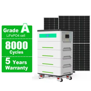 Home Off Grid Inverter 5Kw All in One Inverter Hybrid Solar System Lifepo4 Cell Battery for Solar System
