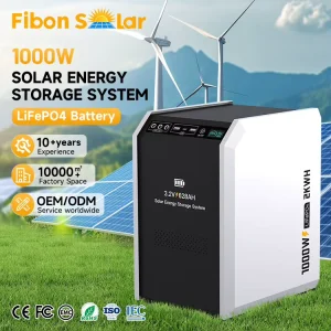 Home Office Multifunctional Pure Sine Wave Inverter Solar System 2kwh Solar Energy Storage System