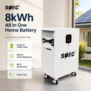 Home Solar Battery Storage 8kWh 4.5kW All in One LiFePO4 Energy System Off Grid Backup Power with MPPT 5000W PV Input