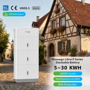 Home Solar Battery Storage LiFePO4 51.2V 100Ah Stackable Modules Up to 30.72kWh for Residential ESS