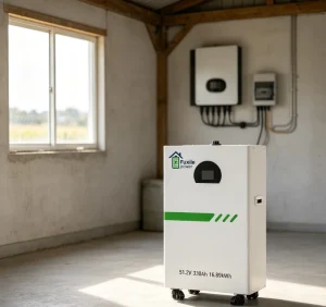 Home Solar Energy Storage System 51.2V 330Ah 16.89kWh LiFePO4 Lithium Battery Rack Mounted 10 20KW Hybrid Off Grid Power