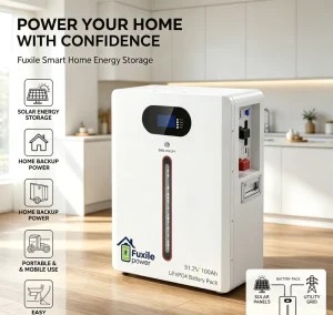 Home Solar Off Grid Backup Power System 51.2V 100Ah Wall Mount Lithium Iron Phosphate Battery 5120Wh LiFePO4 Energy Storage