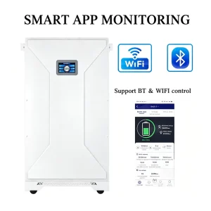 Home Solar Power Storage LiFePO4 Battery System 51.2V 15KWh Hybrid Grid Wall Mounted T30 Model Xdbattery