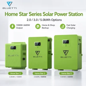 Home Star All in One Solar Power Station Residential Battery Backup System for Home Appliances and Essential Loads