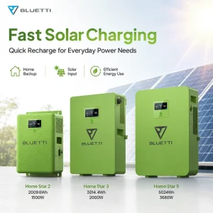 Home Star Series Pay As You Go Home Battery Backup System for Refrigerator Lighting Router and TV