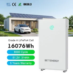 Home Storage 16Kwh 51.2V Lifepo4 Lithium Battery for Solar Energy Storage System