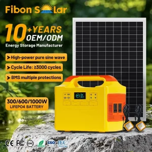 Home Use Portable Off Grid Solar System Solar Power Station Solar Energy Generator