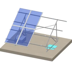 Hot Dip Galvanized Carbon Steel C-Channel Solar Ground Mounting Bracket System