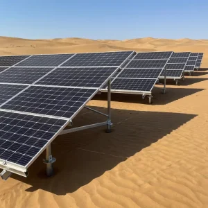 Hot Dip Galvanized Single-Pile Solar Mounting System with 25-Year Warranty and 56M/S Wind Load