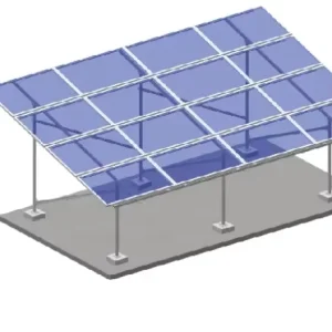 Hot-Dip Galvanized Solar Mounting System for Ground Installation