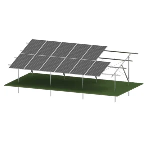 Hot-Dip Galvanized Steel Channel Support Solar Panel Ground Mounting System High Load Capacity 25+ Year