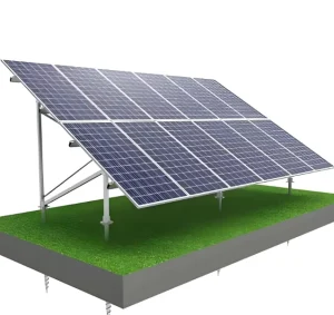 Hot-Dip Galvanized Steel Ground Solar Mounting System for Commercial Solar Farms