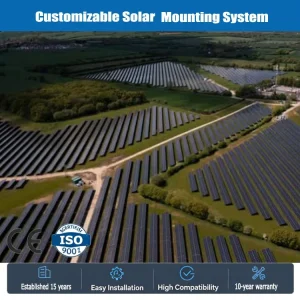 Hot Dip Galvanized Steel Solar Ground Mount System