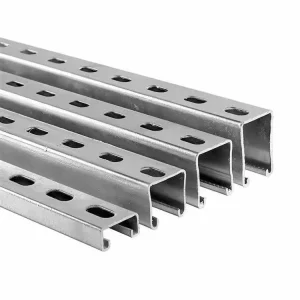 Hot Dip Galvanized Steel Solar Roof Mounting U Rail Structure Solar Mounting Solar Panel Support