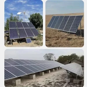 Hot-Dip Galvanized Steel Universal Solar Ground-Mounting Racking System for Residential Rural PV Projects