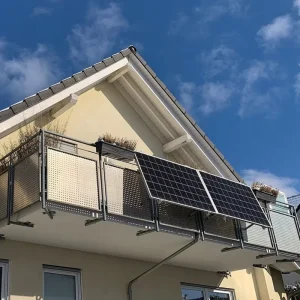 Hot Selling Adjustable Aluminum Stainless Steel Solar Balcony Roof Mounting System 15 45 Tilt for Home Apartment Residential