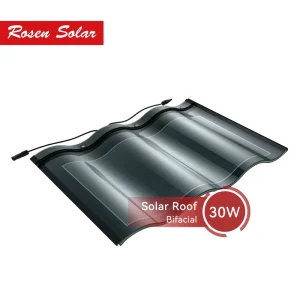 Hot Selling BIPV Solar Roof Tile Roof Shingles Building Integrated Roofing Material Sheet Solar Panel