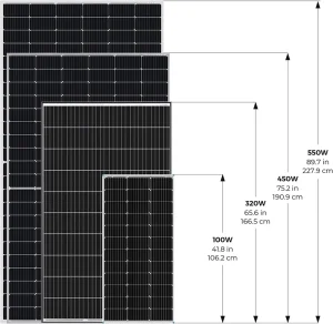 Hot Selling Panel Solar New Energy 110 240V Solar Panel 540w Solar Panels
