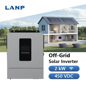 Household 2kW IP21 12V 100A Single Phase Energy Storage Inverter System Photovoltaic WiFi Dual MPPT Off Grid Solar Inverter