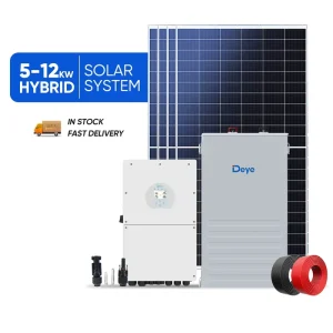 Household All-in-One Solutions Solar Energy Storage System With 6KW 8kw 12kva Inverter and Lifepo4 Battery