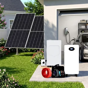 Household Hybrid Solar Power System 5000W 5KW 10KW Monocrystalline Silicon MPPT Lithium Ion Panels