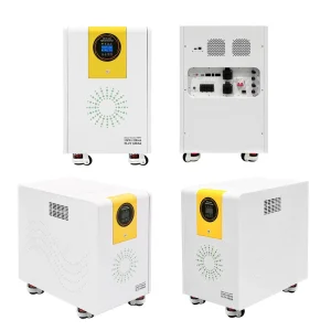 Household Solar Energy Storage System Hybrid Inverter 48V Lithium Ion Battery 10 20Kw Output Hybrid Grid Compatible All in One