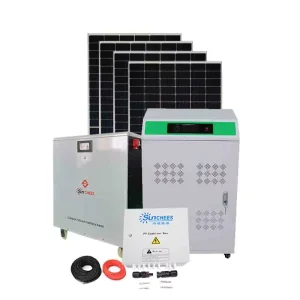 Household Solar Energy System, 10kW to 50kW Options, Complete Home Solar Power and Energy Storage System with Lithium Battery