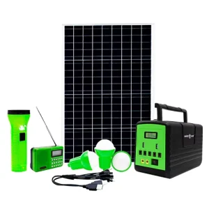 Household Solar Panel LED Lighting Kit Mini Home Off-Grid Power Solar Energy System