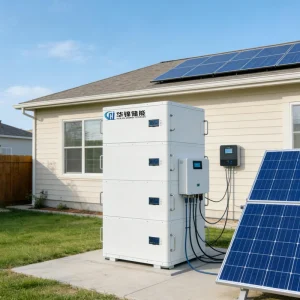 Huajin Low Pressure 10kWh 6000 Cycle Time LiFePO4 Stackable Hybrid Off Grid Lithium Battery Pack Solar Home Energy Storage