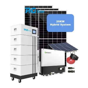 Hybrid Energy System 5Kw 10kw 15kw 20kw 25kw 30kw 35kw 50kw Solar System Complete Full Set For Home