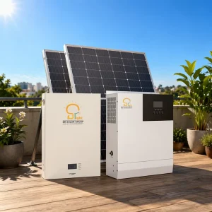 Hybrid Grid Solar Energy Power System Kit 5-10kW with LiFePO4 Battery & 48V for Home Appliances & Off-Grid Use