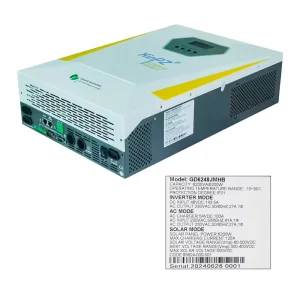 Hybrid Inverter 6.2kw on Grid Inverter 6200w Off Grid Solar Inverter 6.2kw with 100A Mppt Solar Controller for off Grid System