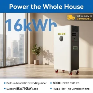 Hybrid Inverter Battery Split 16kWh LiFePO4 Integrated Solar System
