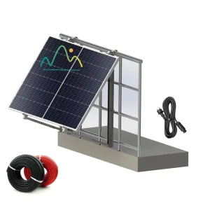 Hybrid Inverter Off-Grid Solar System 2kW, 3kW, 4kW, 5kW, 8k W Home Use Roof Installation