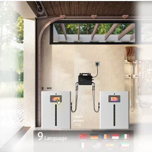 Hybrid Off Grid Solar Generator 48V 51.2V Lifepo4 100Ah 5Kwh Lipo Lithium Ion Battery Pack Power Wall Home Energy Storage System