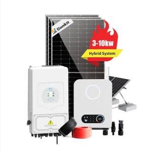 Hybrid On Grid Solar System 3kw 5kw 8kw 10kw 15kw 20kw Complete House Solar Power System