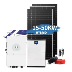Hybrid On Off Grid Solar System Kit 3Kw 10Kw 15Kw 20Kw 30Kw Solar Photovoltaic Power Energy System for Home
