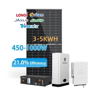 Hybrid Photovoltaic Home Off Grid Solar Energy Systems 5kwh 10kwh 15kwh 20kwh 25kwh 30kwh Solar Energy Home System Kit