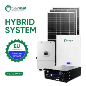 Hybrid Solar Energy Photovoltaic System 5Kw 10Kw 20Kw 30Kw Complete Hybrid Off Grid Solar Panel Power System Kit for Home