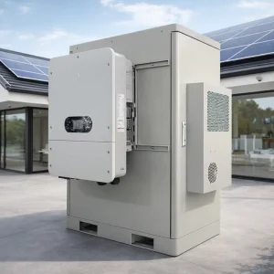 All in One LiFePO4 Battery and Inverter 64kWh 50kW 220V on Grid Home Energy Storage System Low Voltage Solar Inverter