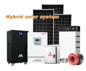 Hybrid Solar Inverter 11kW 5.5kw 10.6kw Home Energy Storage System Lithium Batteries 5kWh 15kWh Complete Solar Power System