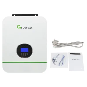 Hybrid Solar Inverter 3KW 24V 48V Split Phase Solar Inversor Pure Sine Wave Built in 80A MPPT Output Voltage 110 120VAC