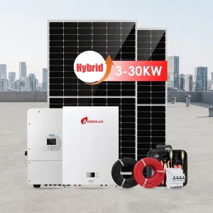 Hybrid Solar System 6KW 8KW 10KW Monocrystalline Silicon Home Use off Grid Solar Power Kit