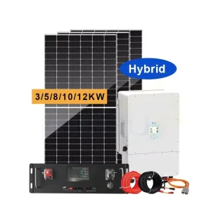 Hybrid System 30kw 10kw 12kw 15kw 20kw 50kw New 10kw Hybrid Solar Power System EU Solar System 100kw Commercial Use