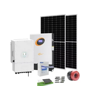 Hybrid Three Phases 8kw 10kw 12kw 15kw 20kw 25kw 30kw Off Grid Hybrid Solar Energy System